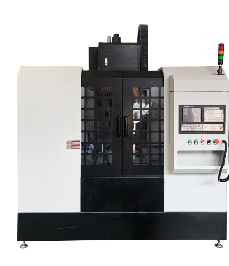 Vertical six-spindle drilling, tapping and milling compound machine