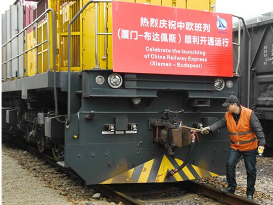 China opens new freight train service to Budapest